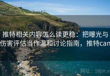 推特相关内容怎么读更稳：把曝光与伤害评估当作温和讨论指南，推特can