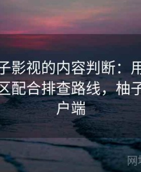 关于柚子影视的内容判断：用算法推荐的盲区配合排查路线，柚子影视客户端