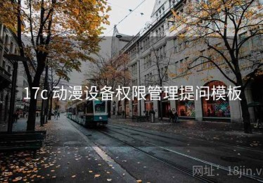 17c 动漫设备权限管理提问模板