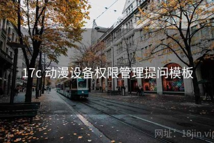 17c 动漫设备权限管理提问模板
