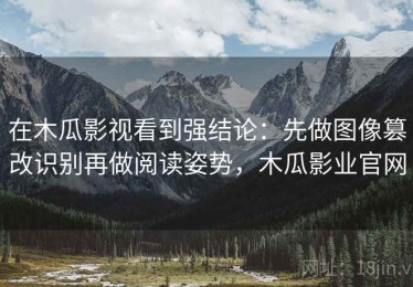 在木瓜影视看到强结论：先做图像篡改识别再做阅读姿势，木瓜影业官网