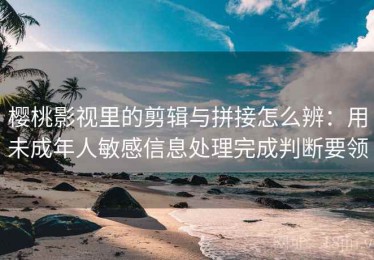 樱桃影视里的剪辑与拼接怎么辨：用未成年人敏感信息处理完成判断要领
